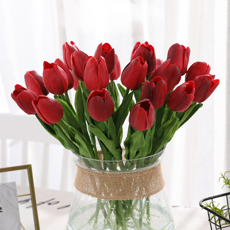 PU Mini Tulip Simulation Flower
