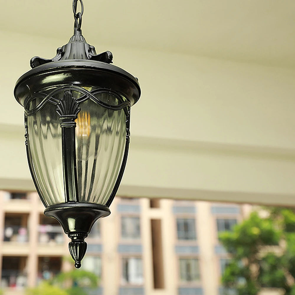 Outdoor Waterproof LED Chandelier Corridor Aisle Garden Lamp