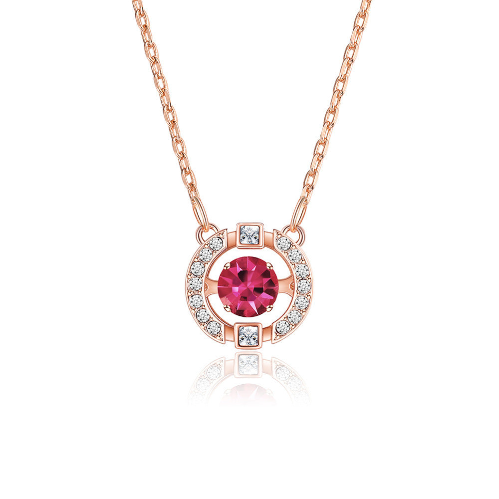 Colorful And Lively Crown Necklace Pendant For Women