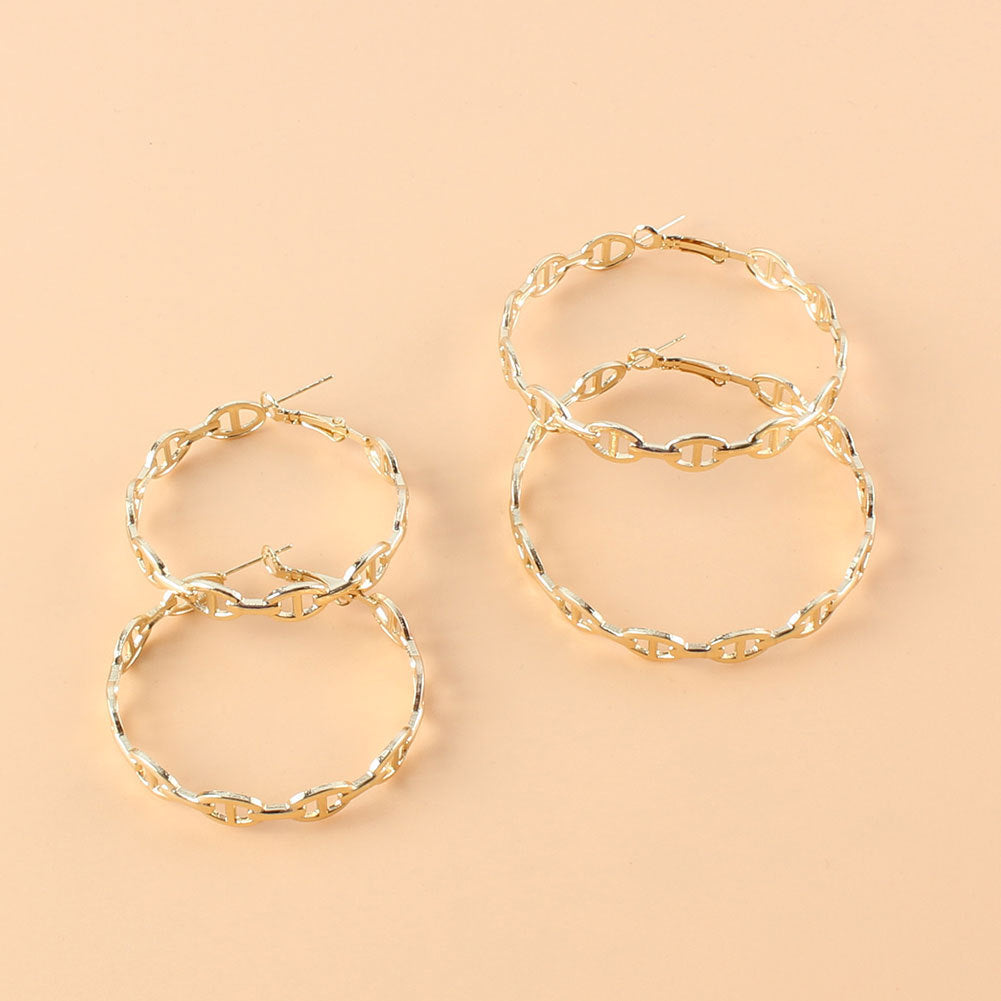 Hoop Earrings European And American Style Earrings Earrings