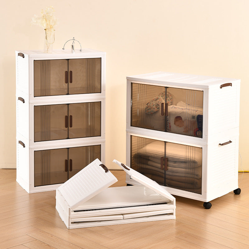 Foldable Storage Cabinet Installation-Free Removable Locker