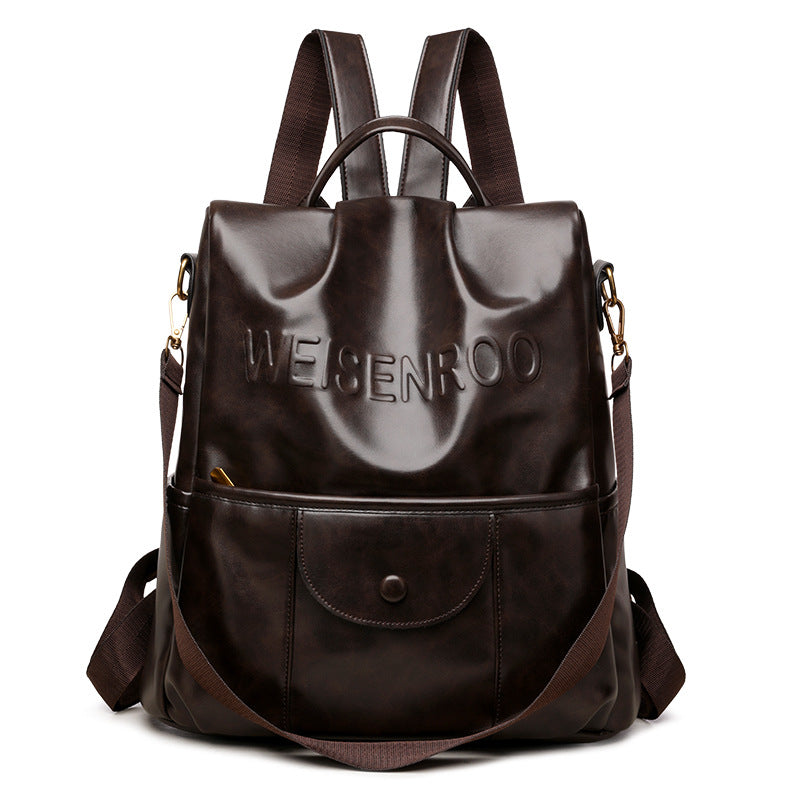 New Stylish Preppy-Style Versatile Casual Womens Backpack