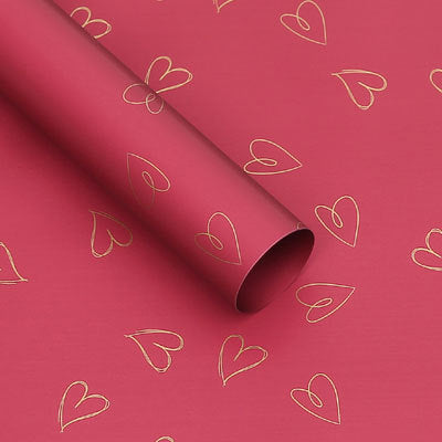 Waterproof Rose Flower Bouquet Wrapping Paper