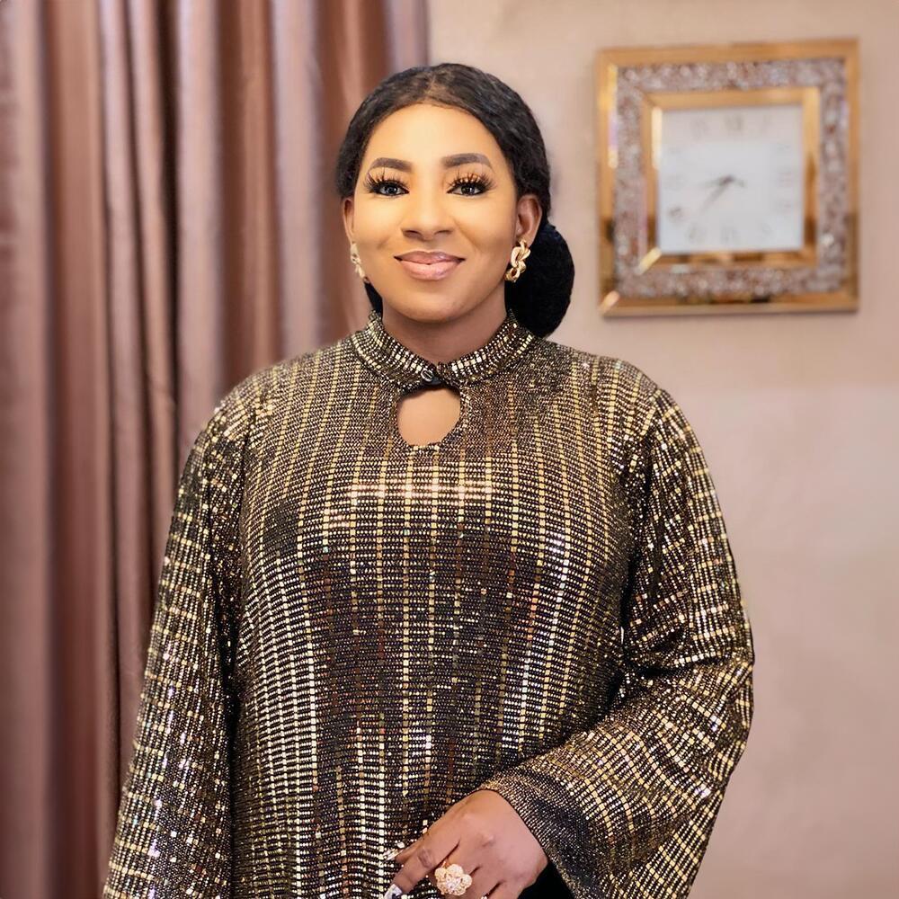 European And American Africa Dress Fashionable Golden