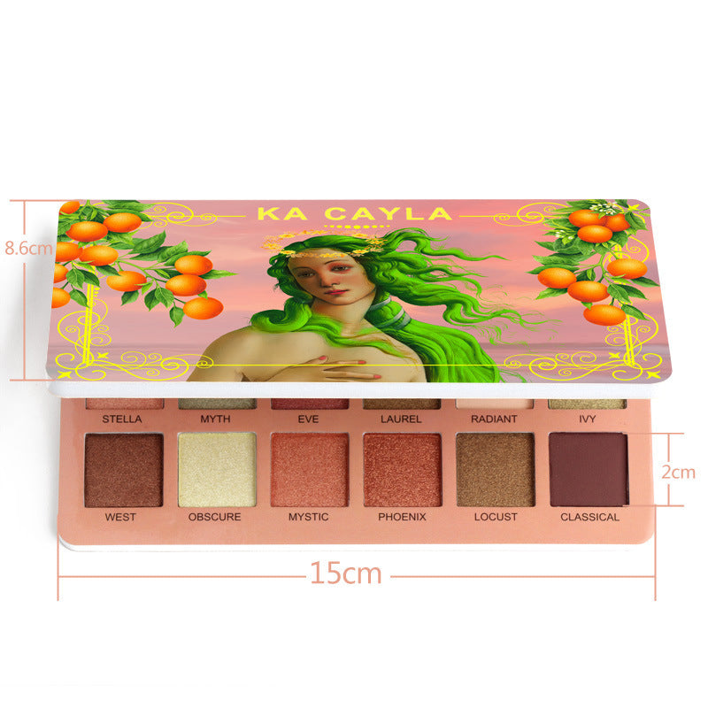 Eyeshadow Matte And Metallic Eyeshadow Palette