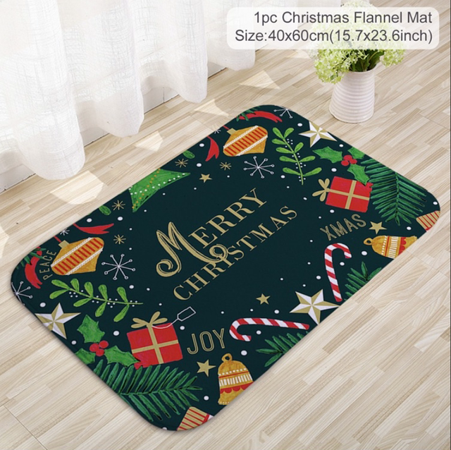 Outdoor Cotton Rug For Santa Claus Celebration