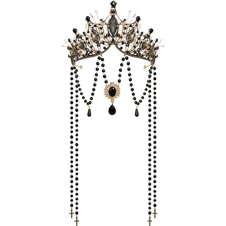 Children's Lolita Fringed Crown Catwalk Crown Hair Accessories