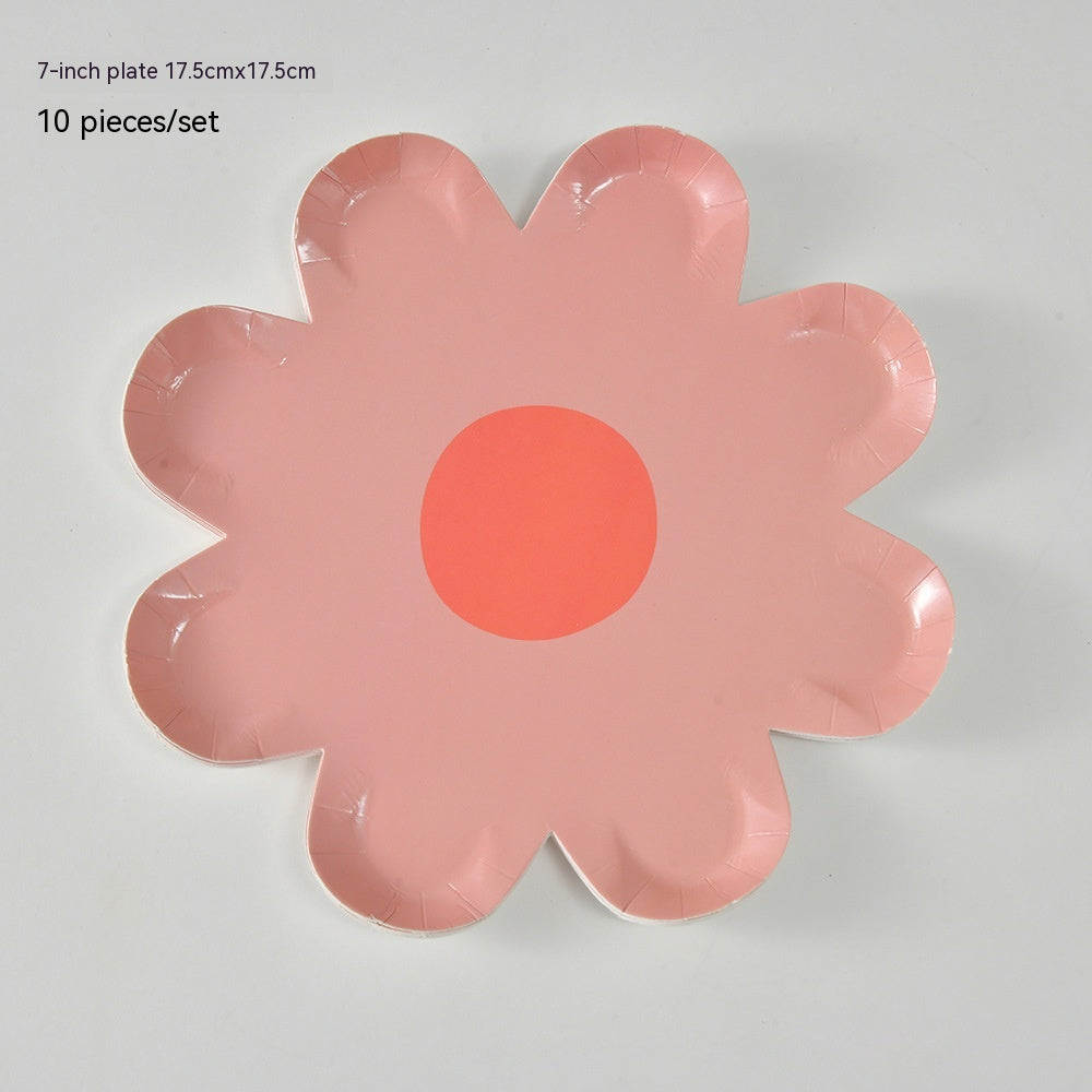 Disposable Paper Plate Theme Party Children's Decoration