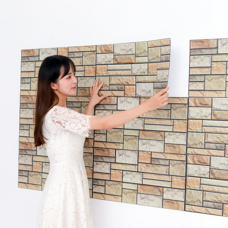 Wallpaper Self-Adhesive PVC Living Room Background Wall Sticker