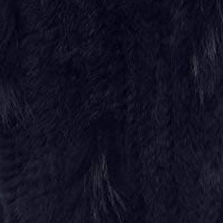 Rabbit Fur Woven Fur Triangle Shawl