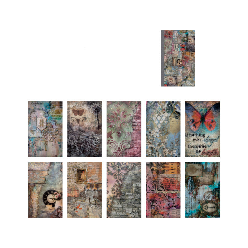 Baroque Palace Art Material Paper Retro Handbook