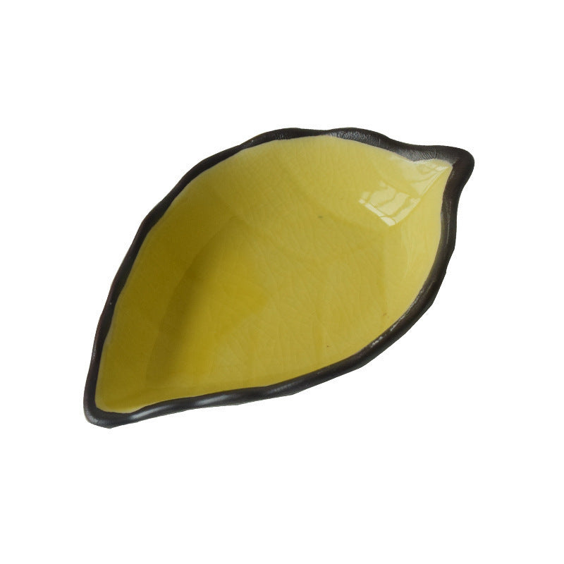 Kitchen Seasoning Dish Ice Cracked Glazed Bone Dish Vinegar Dish Soy Sauce Dish