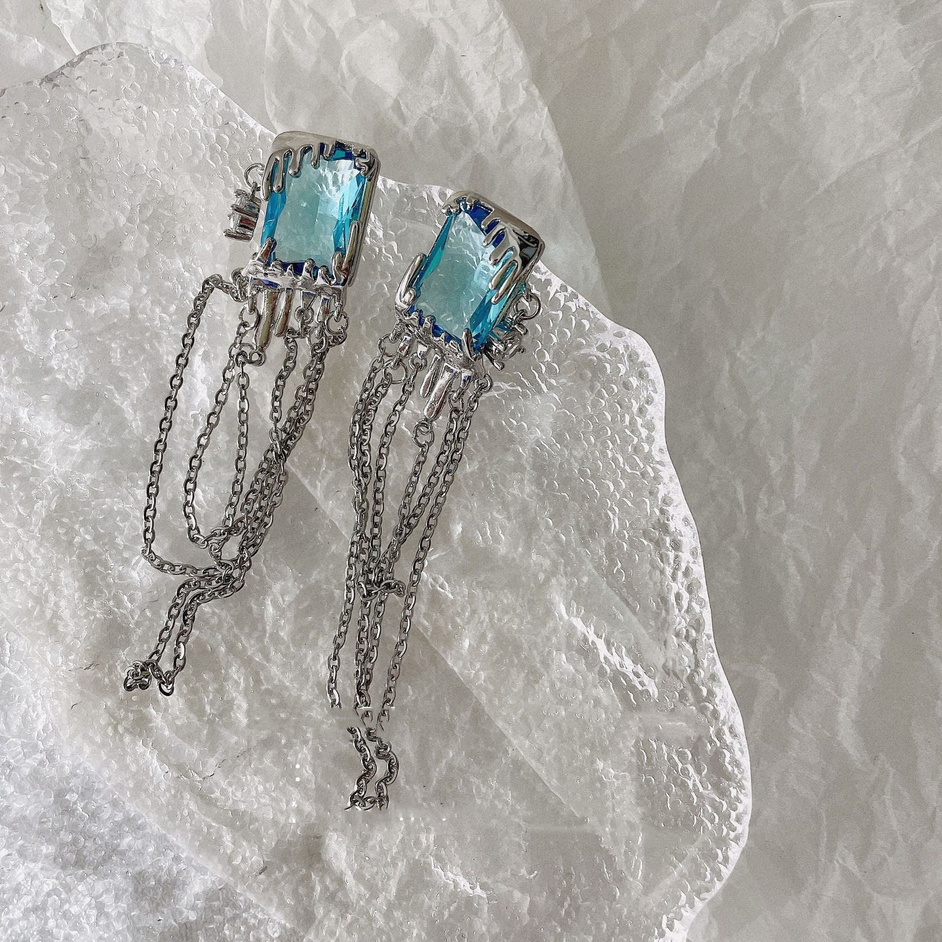 Tassel Pendant Earrings Ins New Trendy Light Luxury Style