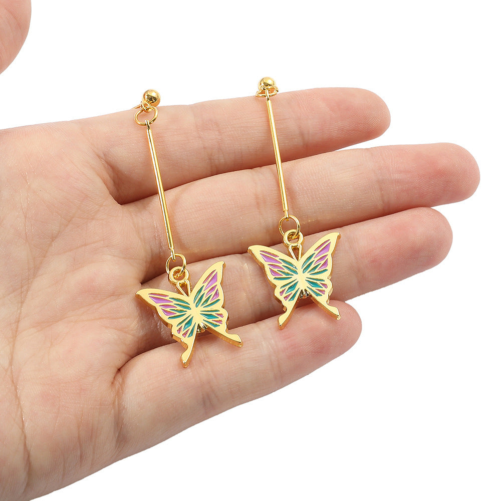 Butterfly Tassel Butterfly Earrings Niche