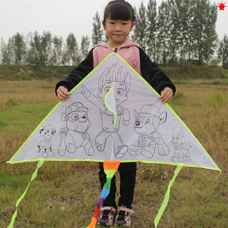 Children Kite Diy Graffiti