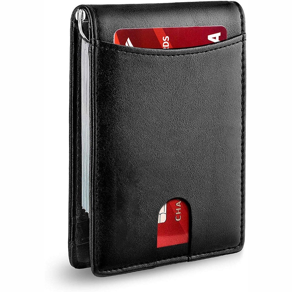 Leather Multifunctional Card Sleeve Microfiber Wear-resistant Rfid Anti-Theft Swiping