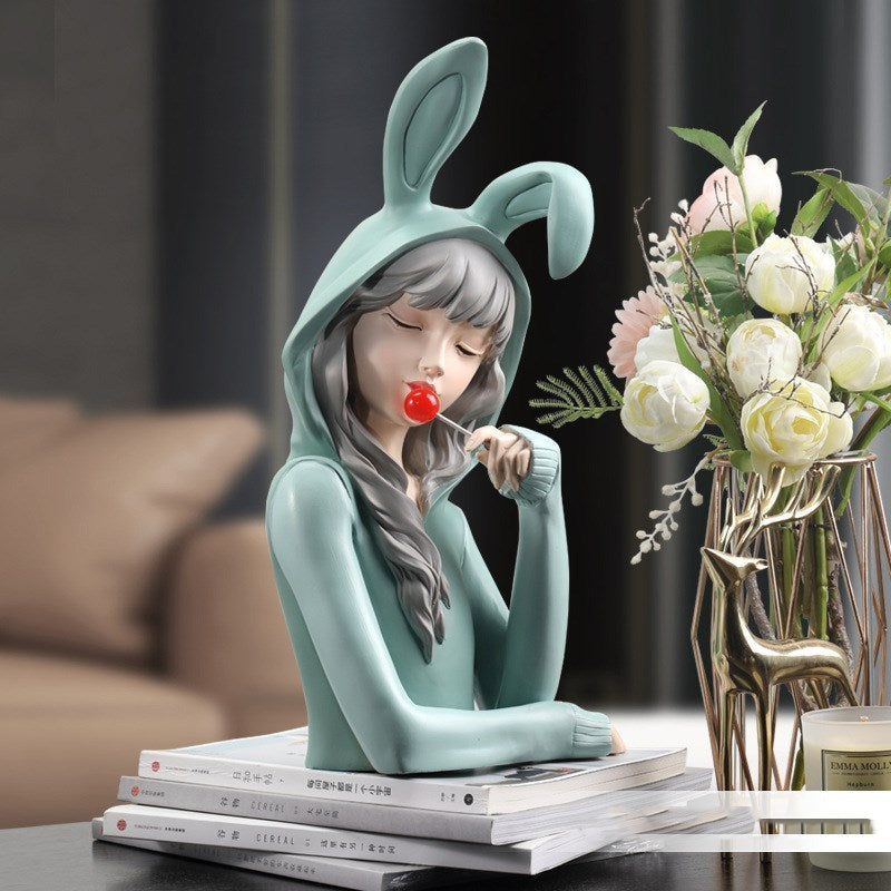 Nordic Light Luxury Girl Ornaments