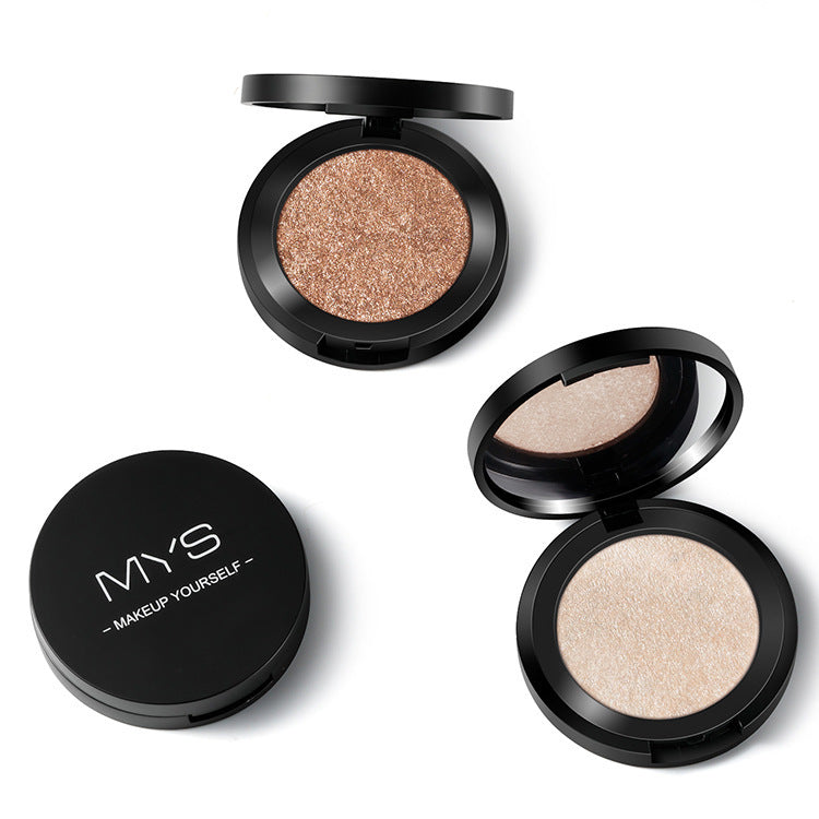 MYS Brand Face Makeup Powder 6 Color Waterproof Minerals Shimmer Brightener Contour Glow Kit Bronzer Highlighter Makeup Palettes