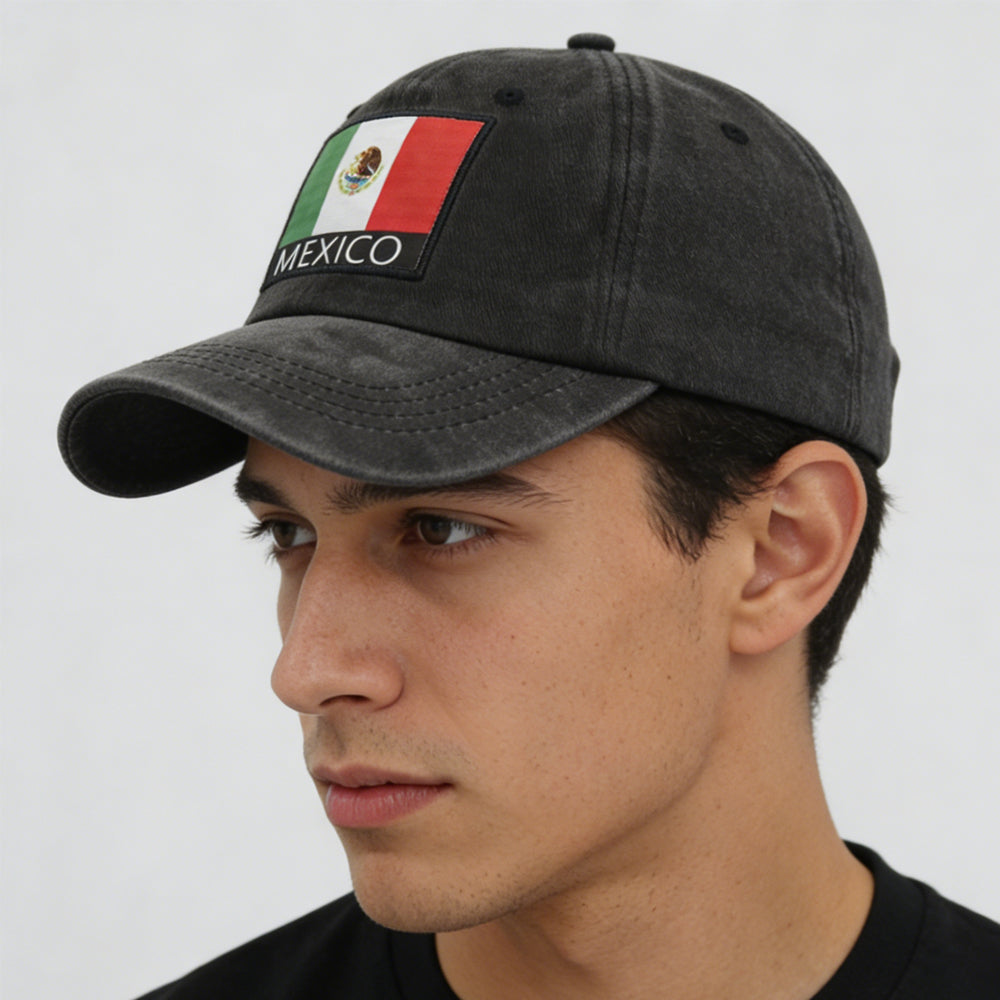 Mexico Hats For Women Men,Mexican Flag Baseball Cap, Fathers Day Patriotic Christmas Birthday Gifts For Dad Mom Papa Mama Grandpa Husband Wife