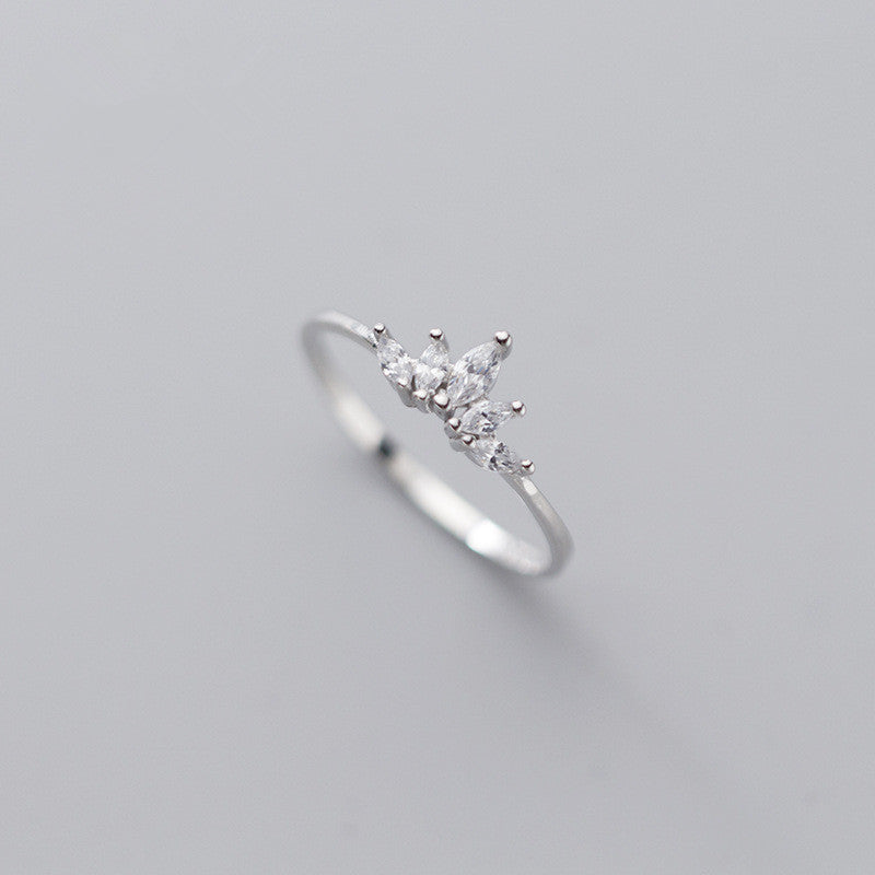 Diamond Fancy Crown Ring