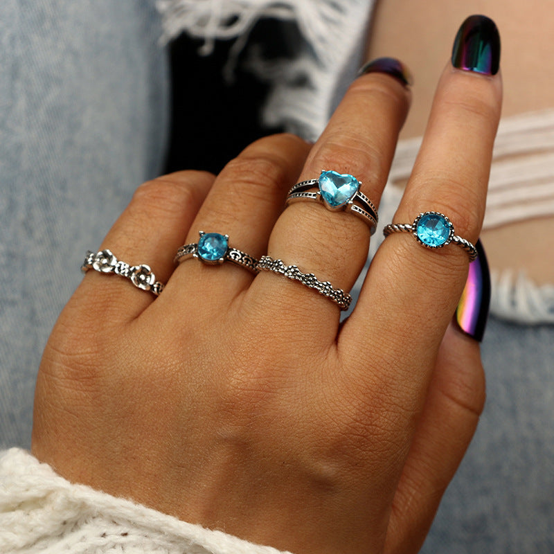 Velvet Ring 5 Pc Set