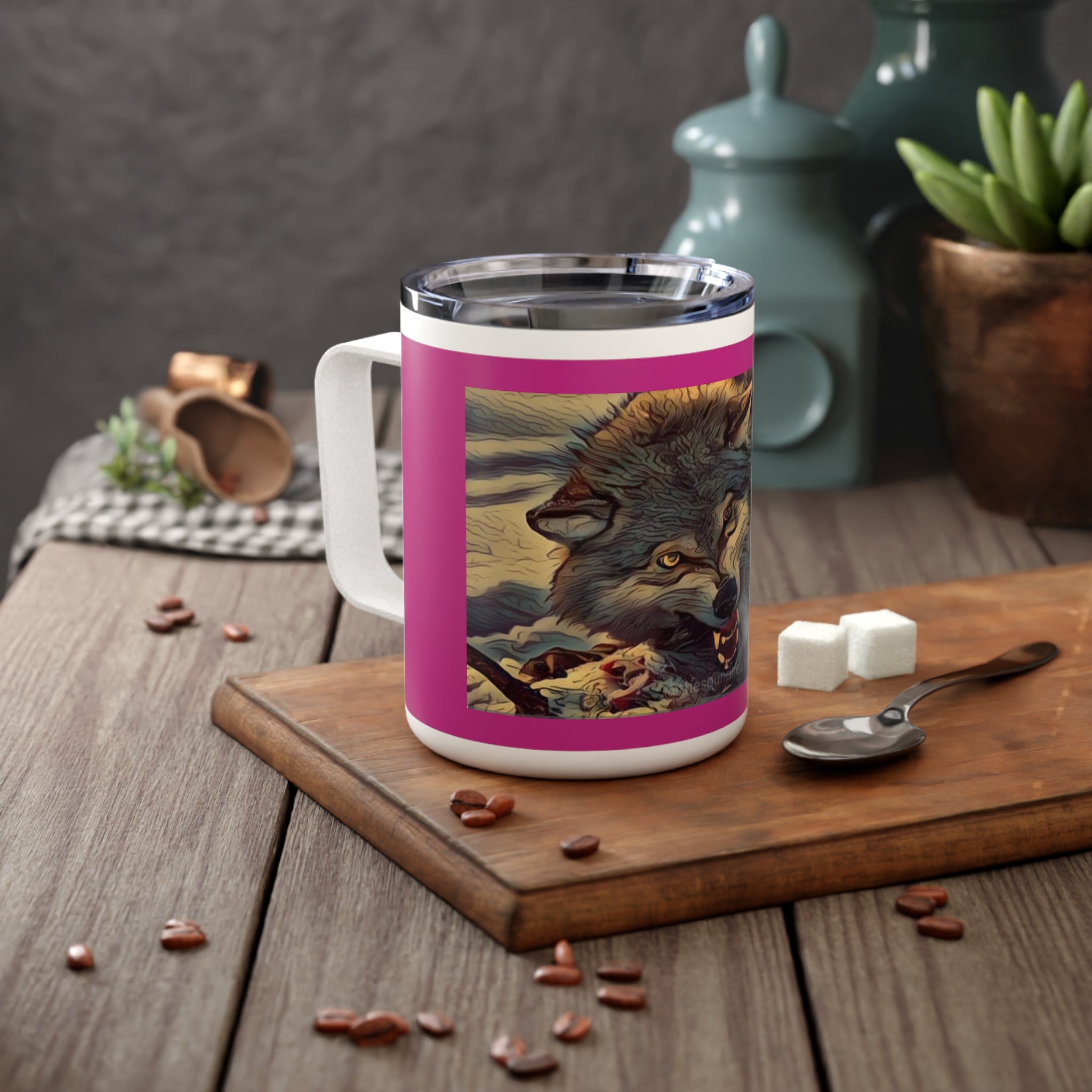 Insulated Coffee Mug, 10oz