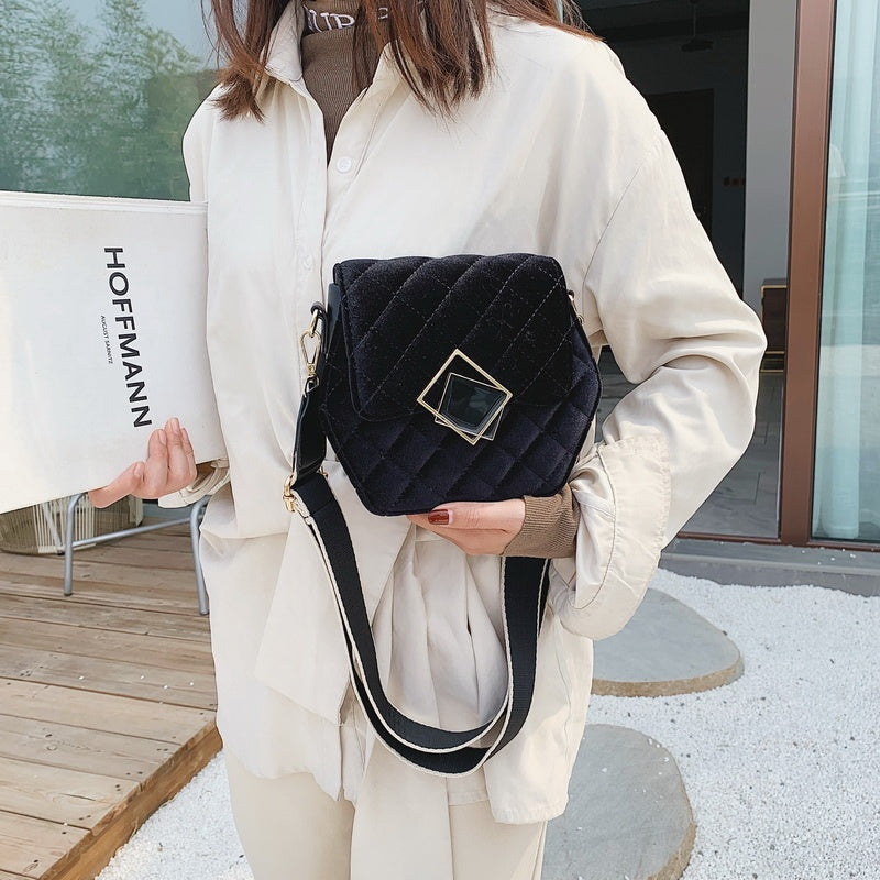 Velvet Diamond Bag