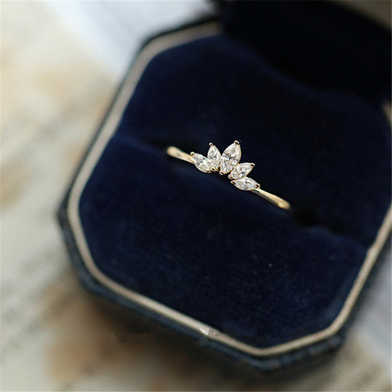 Diamond Fancy Crown Ring