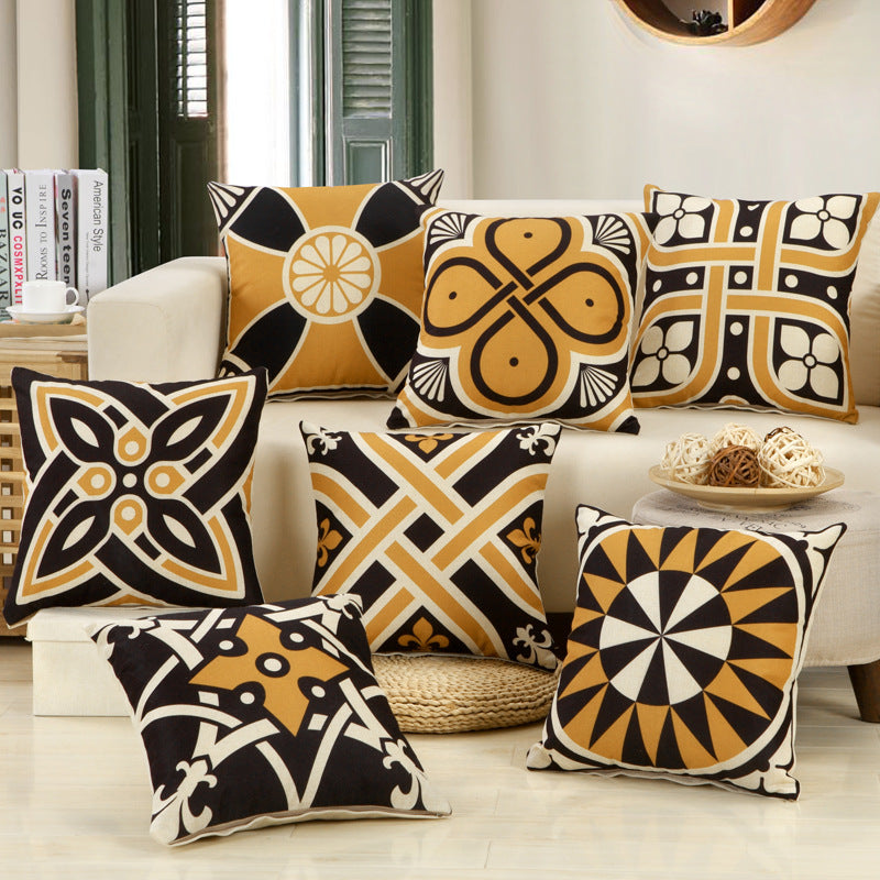 Cushion Cover Sofa Backrest Pillow