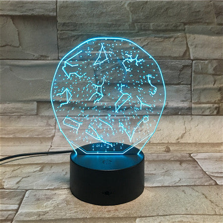 12 Constellations 3D Vision Light