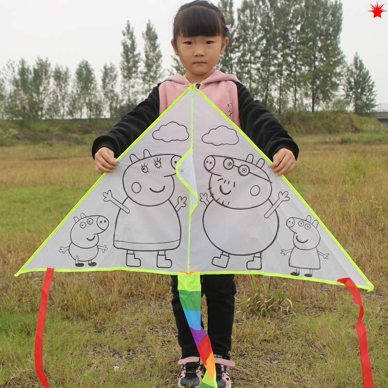 Children Kite Diy Graffiti