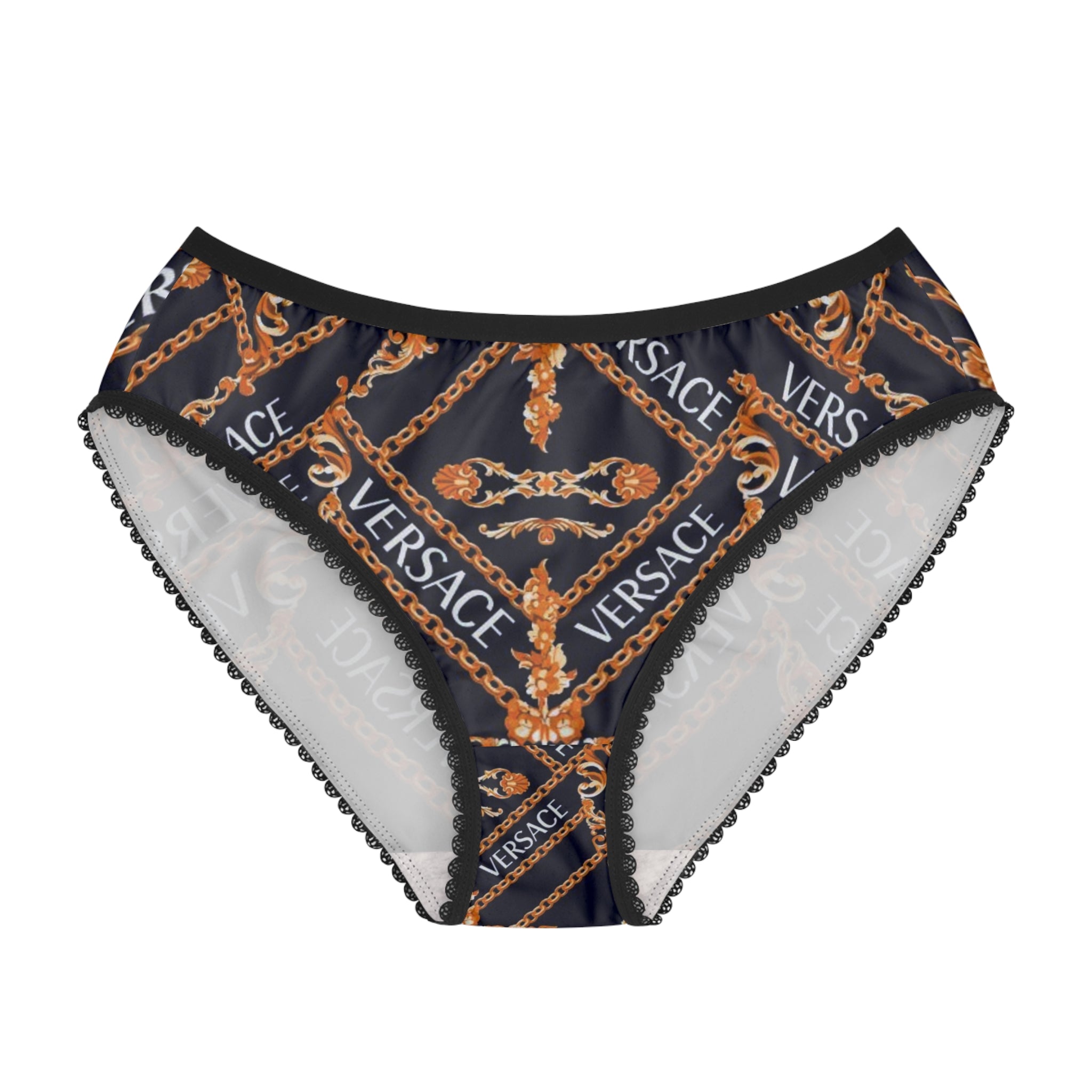 Luxury Women's Briefs - Stylish Chain Design Underwear