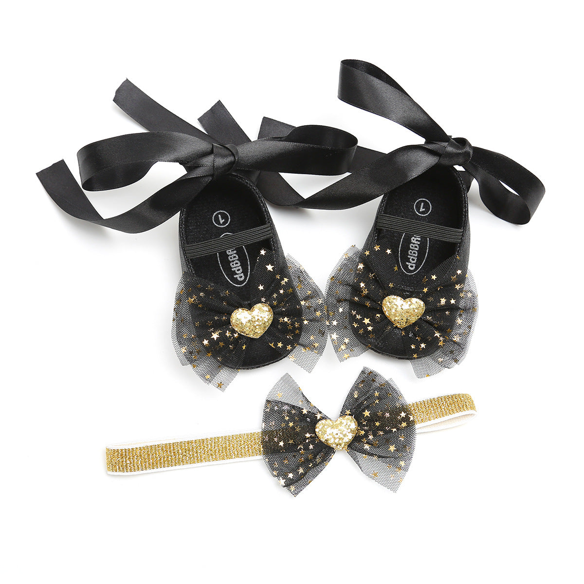 Cute Butterfly Baby Gift Box with Baby Shoes Princess Shoes Headdress Crown