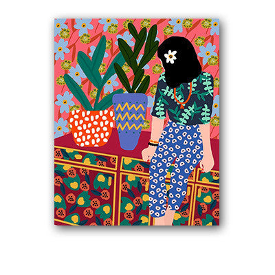 Portrait Dining Room Canvas Painting
