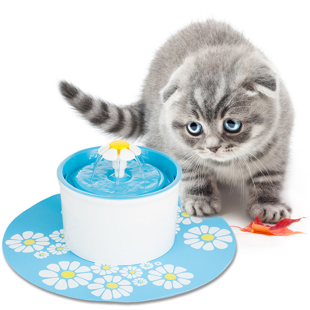Unique 3-Layer Replaceable Design Filter Electric Water Fountain Pet Feeder