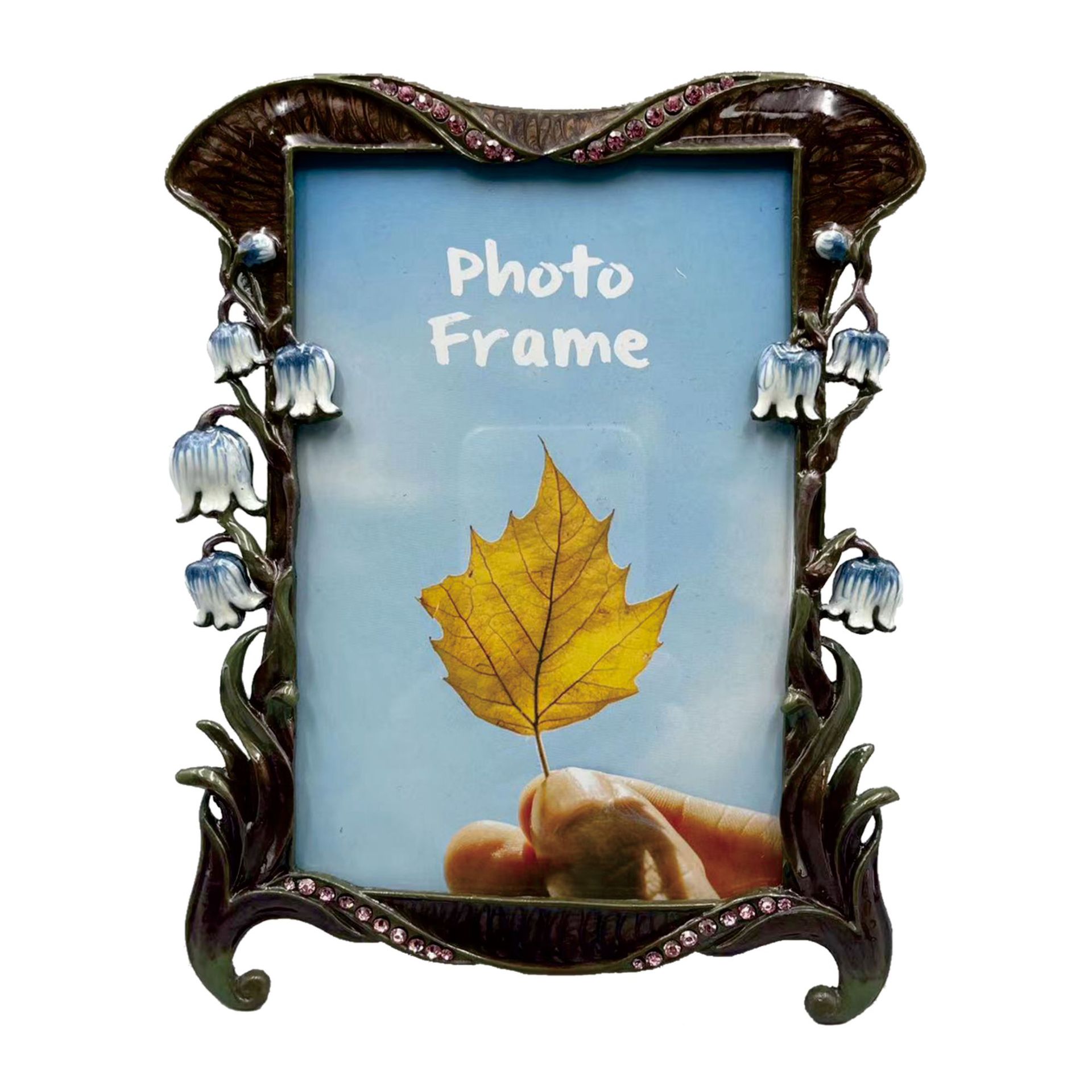 European Creative Enamel Metal Photo Frame