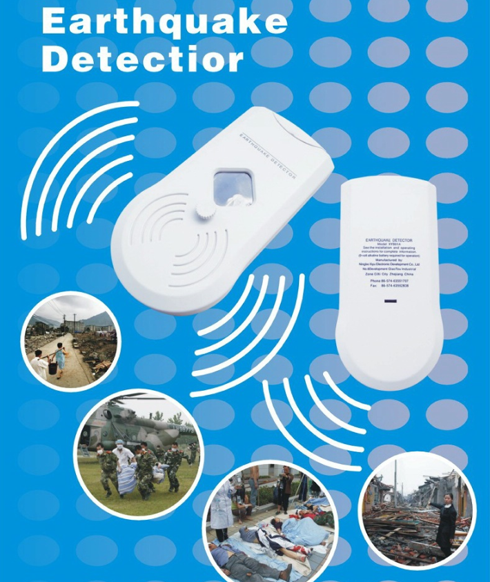 Quake Alarm Model L2000 - Earthquake Warning Device Earthquake Alarm Detector.