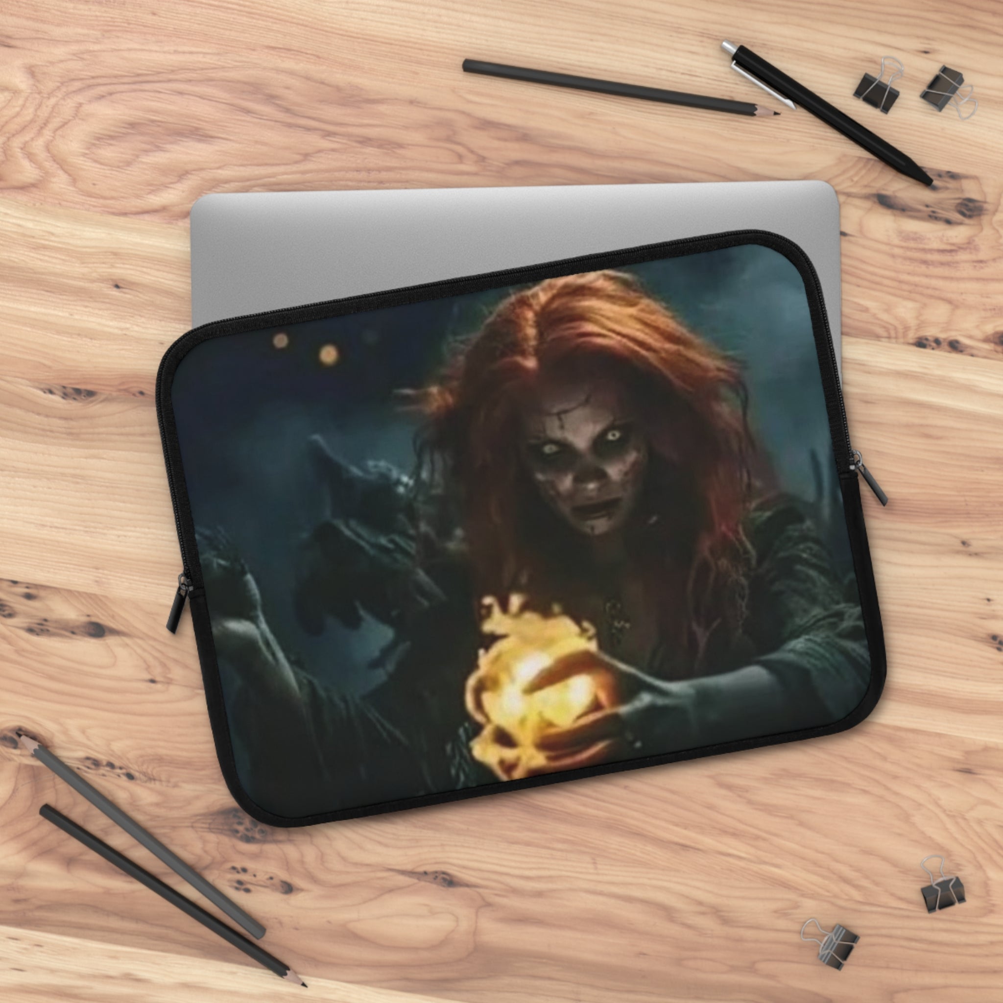 Witch Fire Ball Laptop Sleeve Case