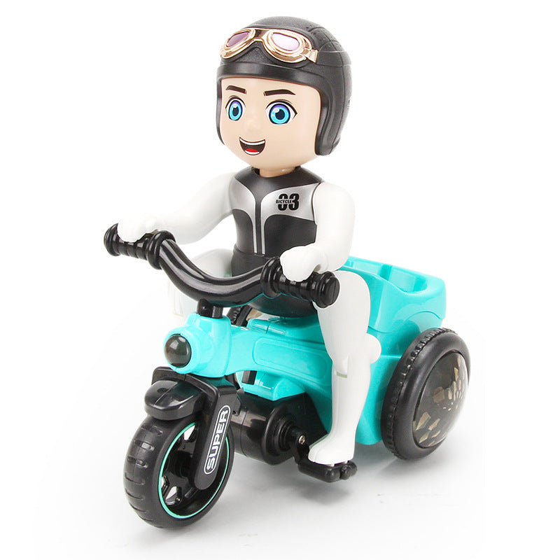 Light Music Spin Tricycle Motorcycle Stunt Spin Car
