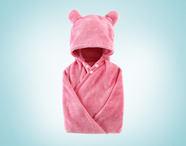 Cotton Baby Care Hooded Bath Towel