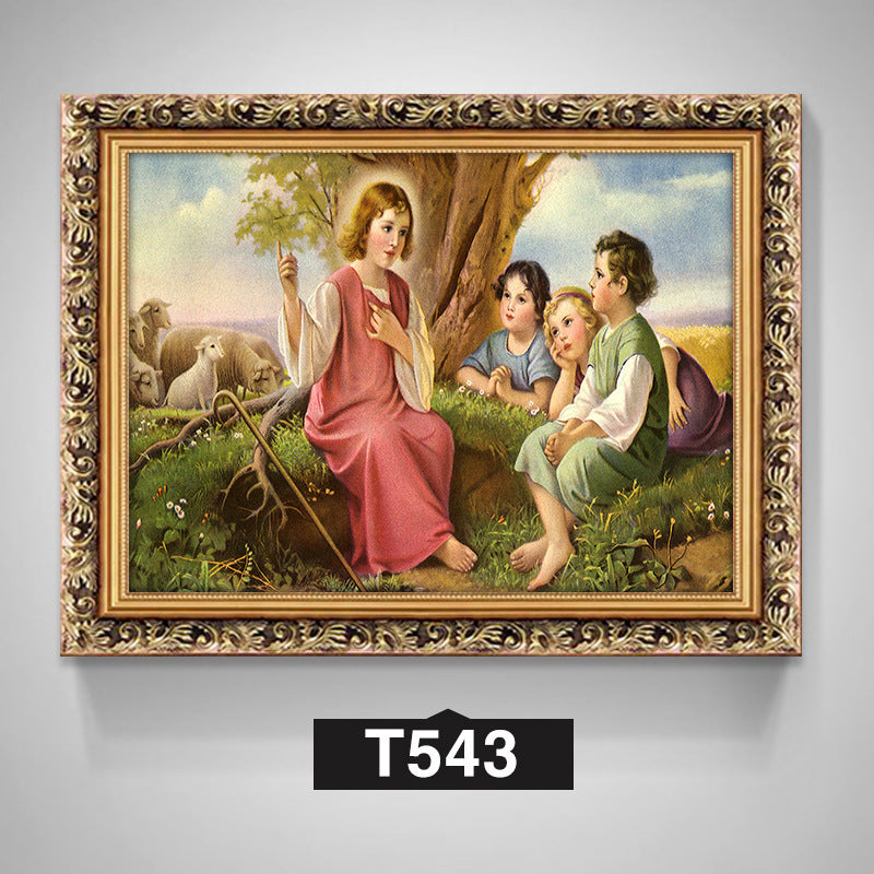 Church Bedroom Dining Room Oil Painting Porch