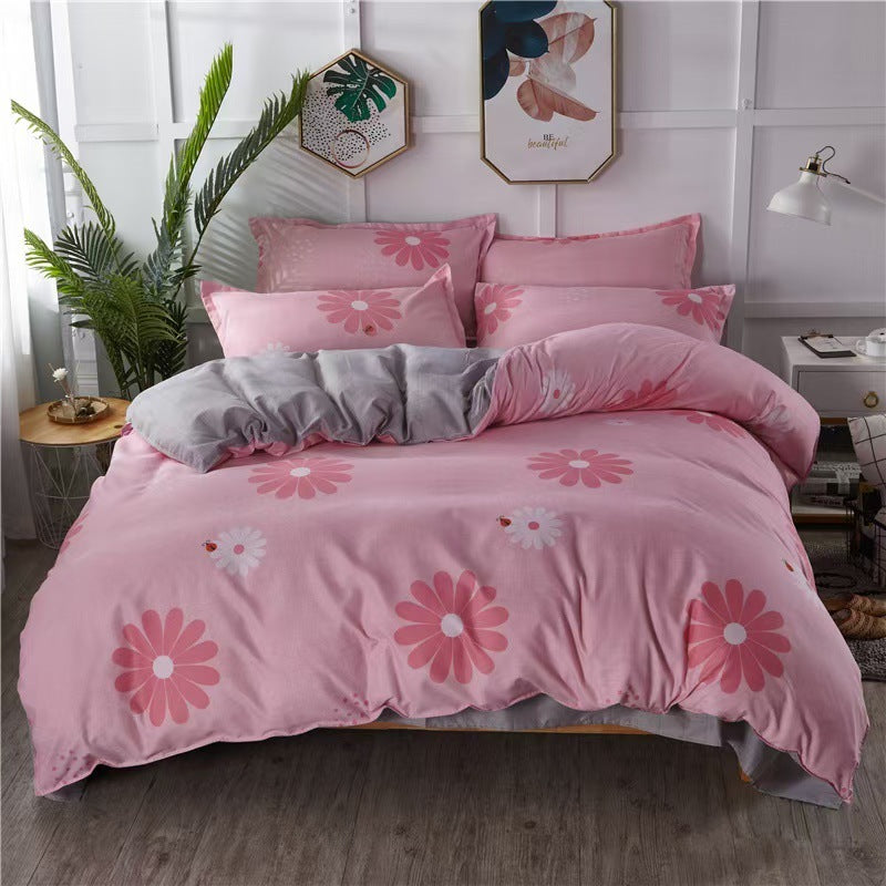 Bedding Pillowcase-Piece Quilt Cover Bed Four Piece Set