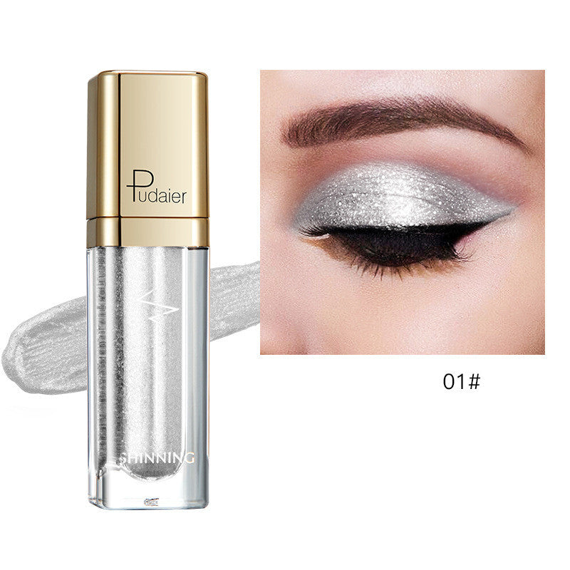 18 Color Glitter Eyeshadow Shiny Pearl Eye Shadow liquid Eye Makeup Pigments Purple Gold Shimmer Cosmetics Gel