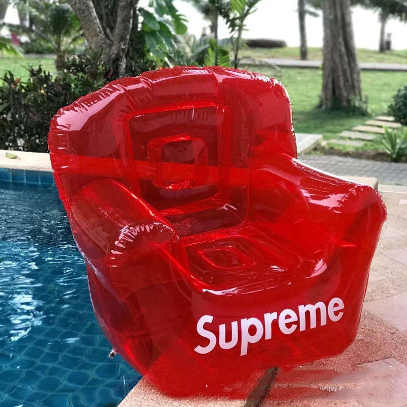 Red Sofa Chair Transparent Sofa Stool