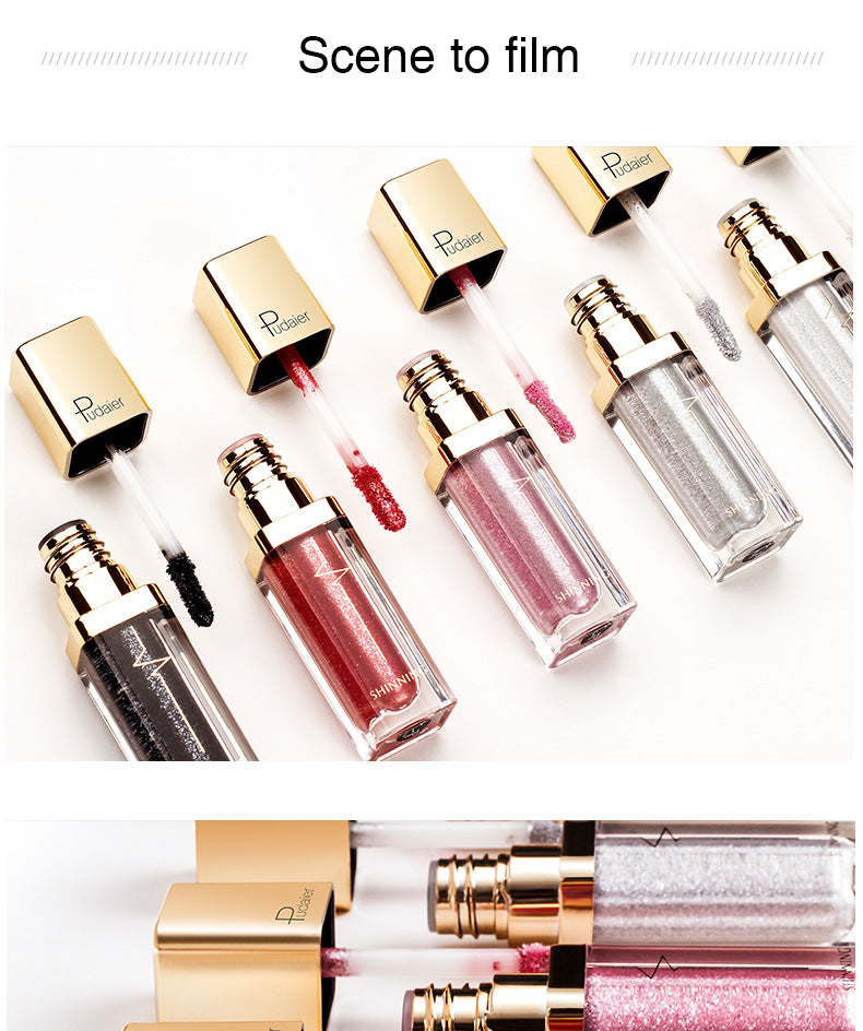 18 Color Glitter Eyeshadow Shiny Pearl Eye Shadow liquid Eye Makeup Pigments Purple Gold Shimmer Cosmetics Gel