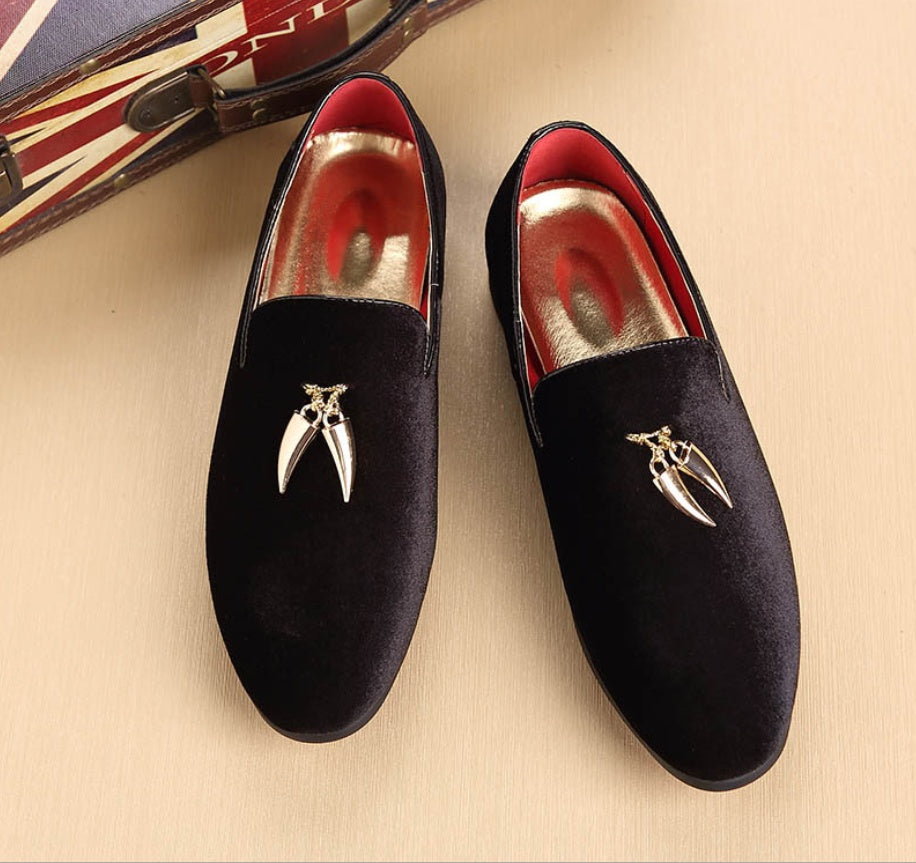 Small Leather Shoes Hair Stylist Peas Shoes