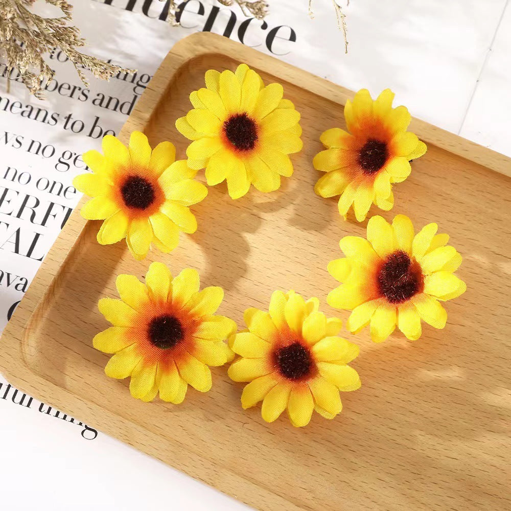 Creative Simulation Sunflower Hair Clip