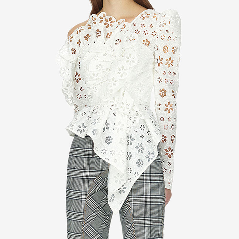 Hollow Versatile Blouse