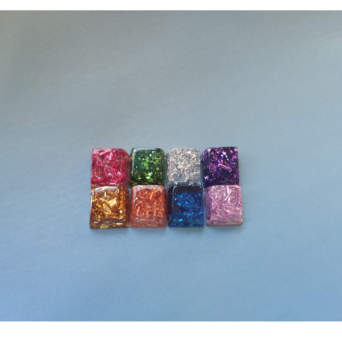 Mechanical Keyboard Multicolor Gold Foil Keycap Personality