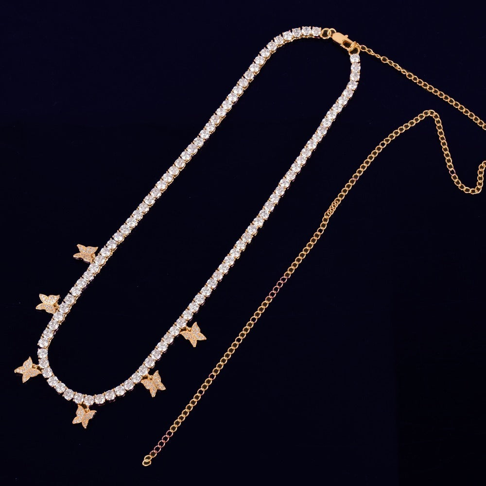 Geometric Rhinestone Necklace
